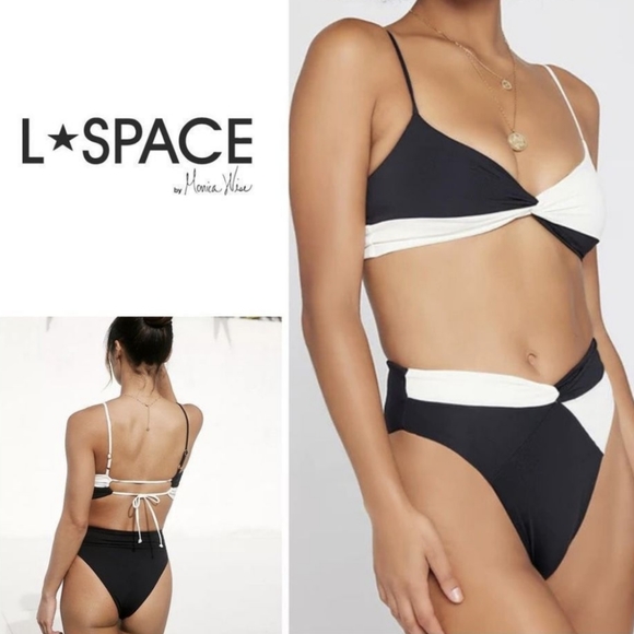 NWT L*space Bikini set Twisted Ringo Top & Nancy Lee bottom size XS - Picture 3 of 5